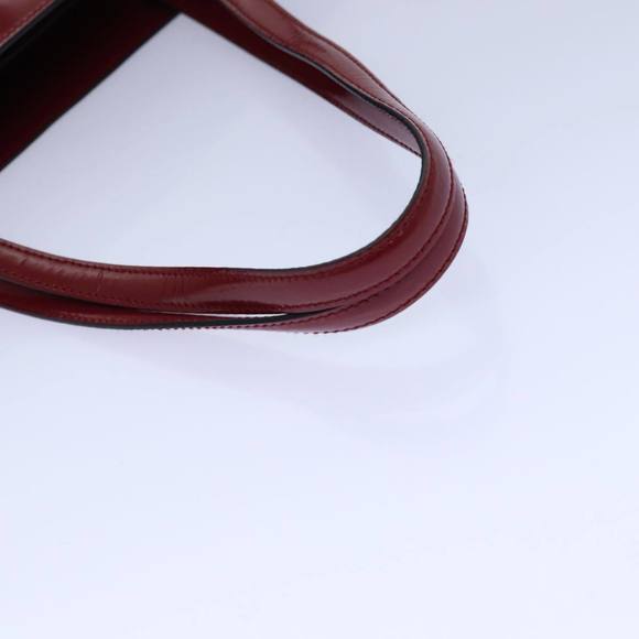 PRADA Tote Bag Patent leather Red Auth ep5078 - Picture 7 of 16